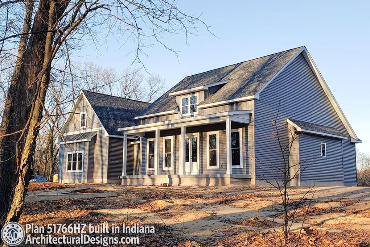 build gallery item - Exclusive Modern Farmhouse Plan 51766HZ comes to life in Indiana