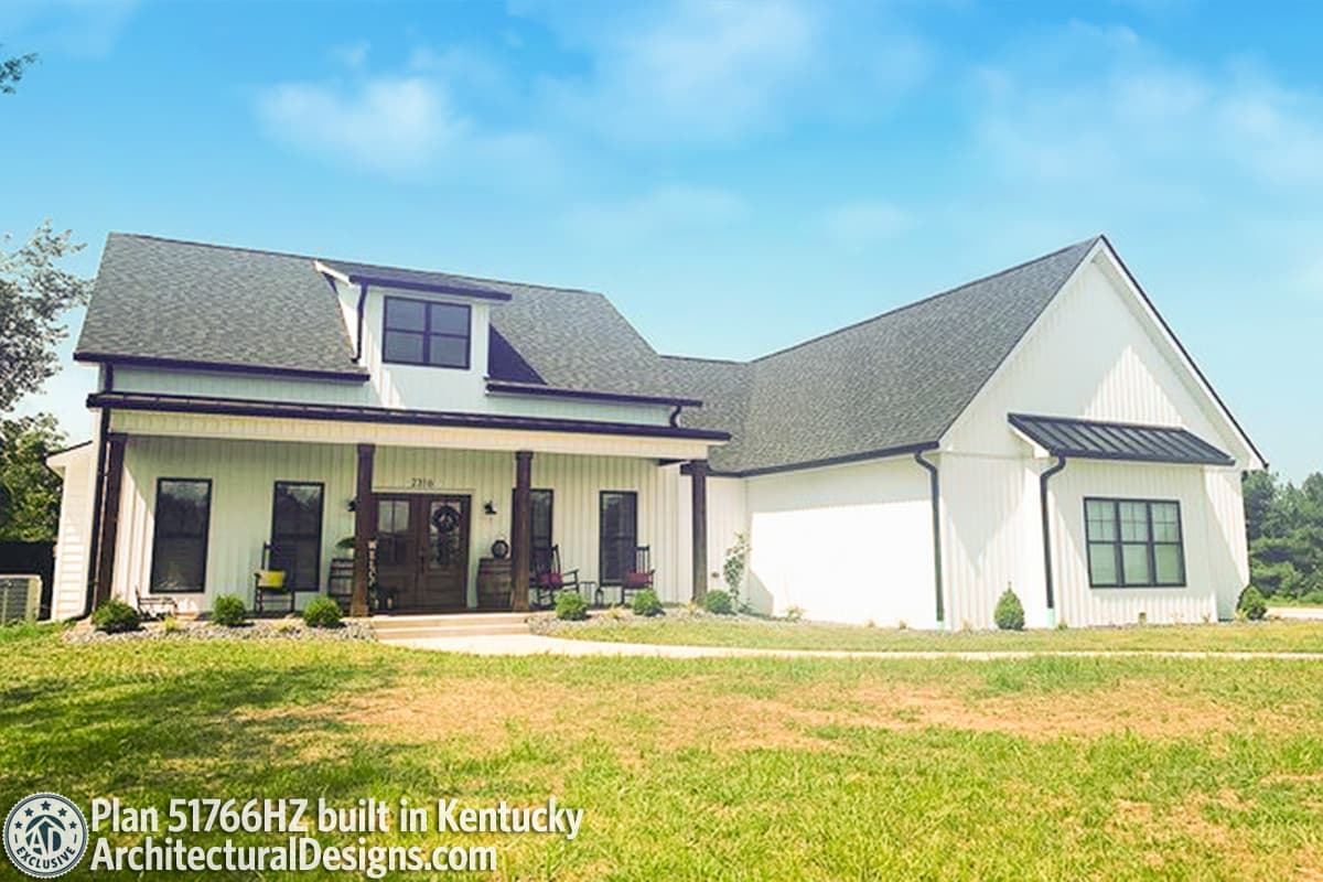 Plan 51766HZ: Mid-Size Exclusive Modern Farmhouse Plan - 2304 Sq Ft - Image #27 - Country, Craftsman, Farmhouse, Modern Farmhouse, New American, Traditional