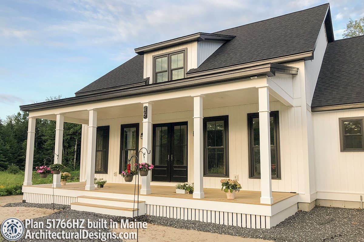 Plan 51766HZ: Mid-Size Exclusive Modern Farmhouse Plan - 2304 Sq Ft - Image #22 - Country, Craftsman, Farmhouse, Modern Farmhouse, New American, Traditional