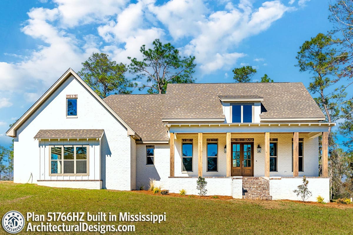 Plan 51766HZ: Mid-Size Exclusive Modern Farmhouse Plan - 2304 Sq Ft - Image #26 - Country, Craftsman, Farmhouse, Modern Farmhouse, New American, Traditional