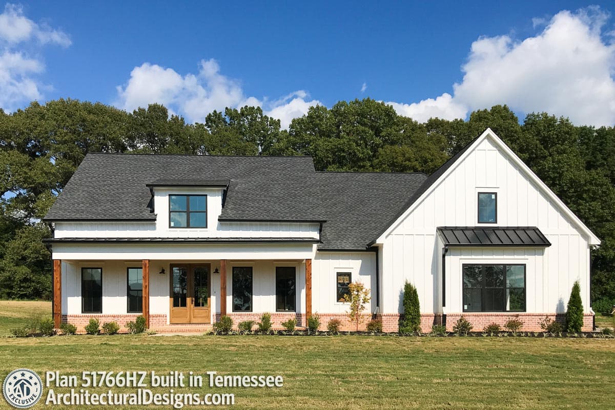 Plan 51766HZ: Mid-Size Exclusive Modern Farmhouse Plan - 2304 Sq Ft - Image #14 - Country, Craftsman, Farmhouse, Modern Farmhouse, New American, Traditional