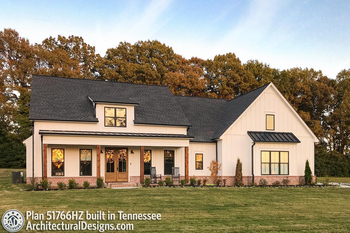 build gallery item - Exclusive Farmhouse Plan 51766HZ Comes to Life in Tennessee