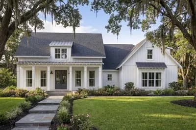 Mid-Size Exclusive Modern Farmhouse Plan - 2304 Sq Ft