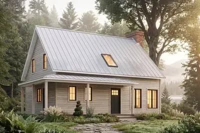 3-Bed Cottage House Plan with Open Floor Plan - 1772 Sq Ft