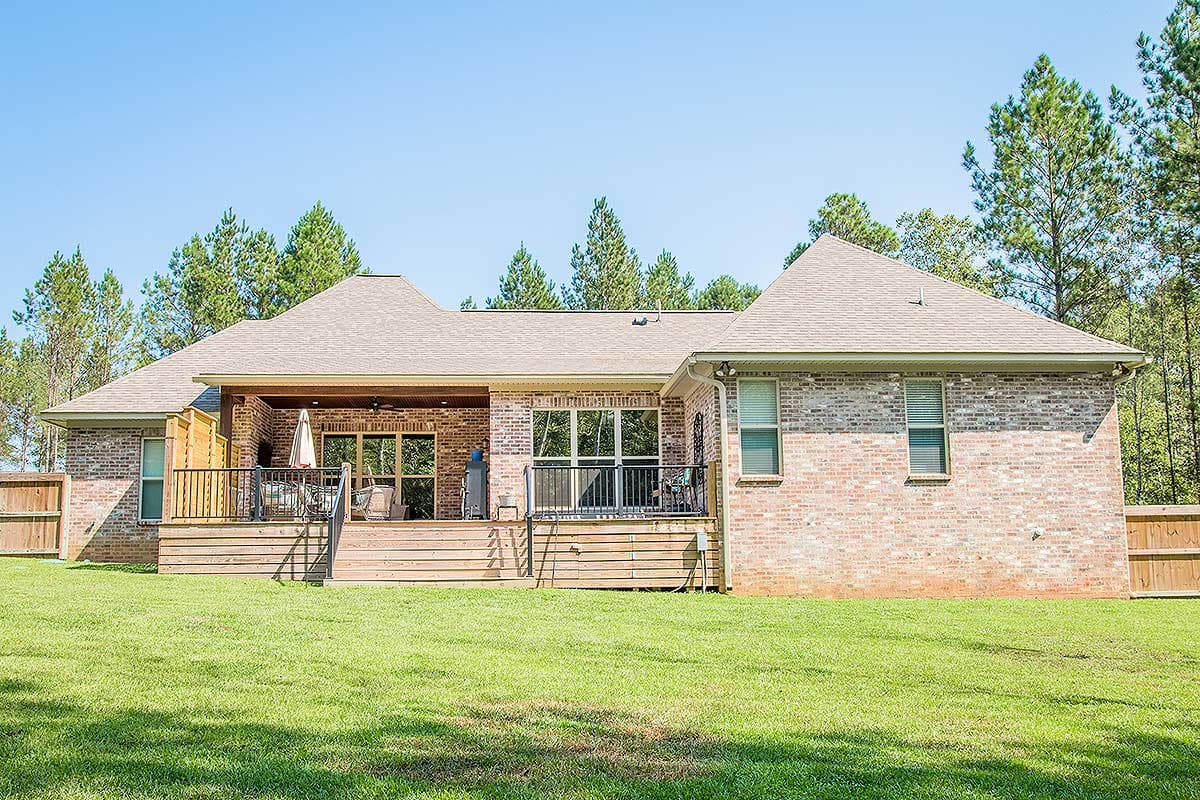 Plan 51768HZ: Exclusive Charming French Country House Plan With Optional Bonus Room - Image #7 - Acadian, French Country, Louisiana-Style, Southern, Traditional