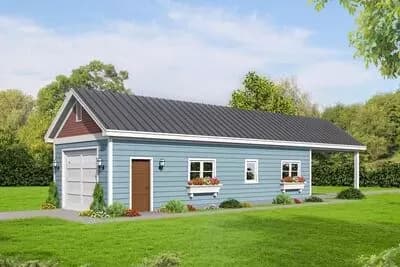 1-Car Garage with a Workshop