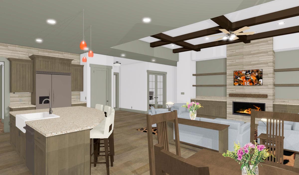 Plan 64438SC: Three Bedrooms with the Option for Three More - Image #12 - Craftsman, Farmhouse, Northwest