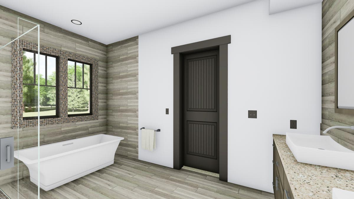 Plan 64438SC: Three Bedrooms with the Option for Three More - Image #15 - Craftsman, Farmhouse, Northwest