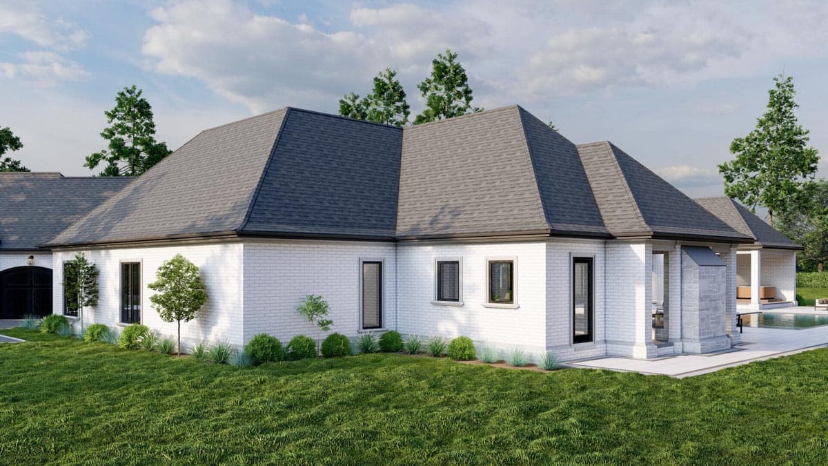 Plan 70558MK: Grand One Level European House Plan - Image #49 - European, Traditional