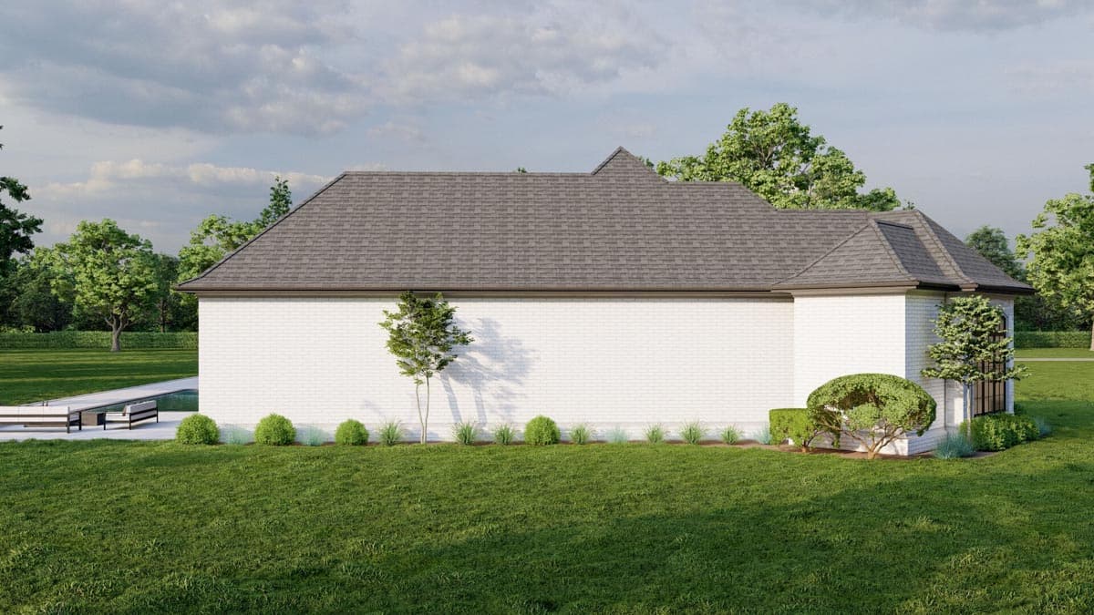 Plan 70558MK: Grand One Level European House Plan - Image #55 - European, Traditional