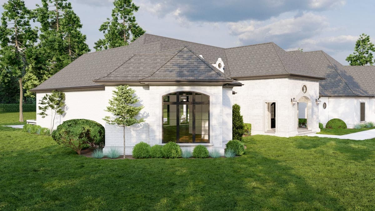 Plan 70558MK: Grand One Level European House Plan - Image #57 - European, Traditional