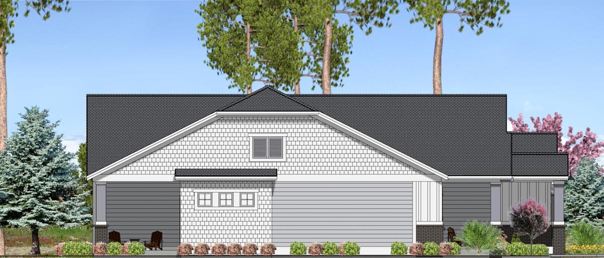 Plan 64439SC: Cozy Bungalow House Plan - 1760 Sq Ft - Image #5 - Bungalow, Craftsman, Northwest