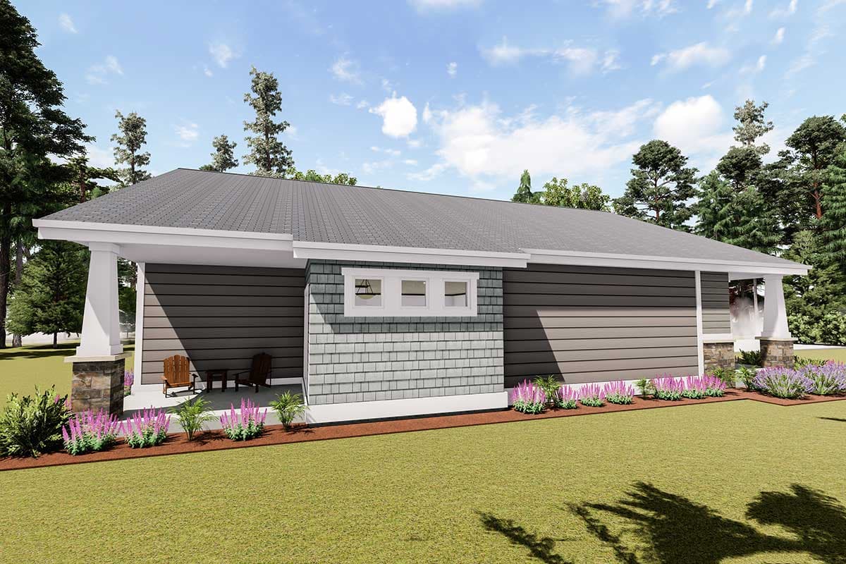 Plan 64440SC: Cozy Bungalow House Plan - 1760 Sq Ft - Image #5 - Bungalow, Craftsman, Northwest