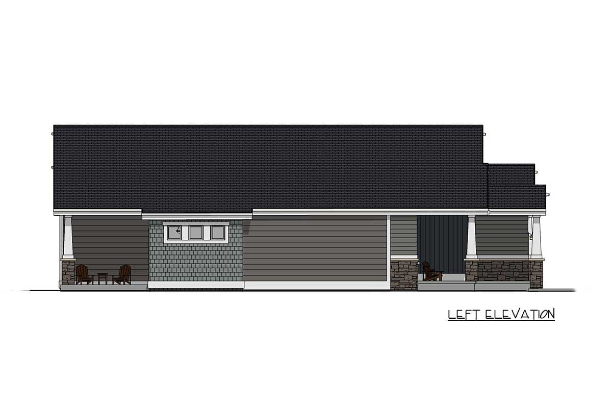 Plan 64440SC: Cozy Bungalow House Plan - 1760 Sq Ft - Image #7 - Bungalow, Craftsman, Northwest