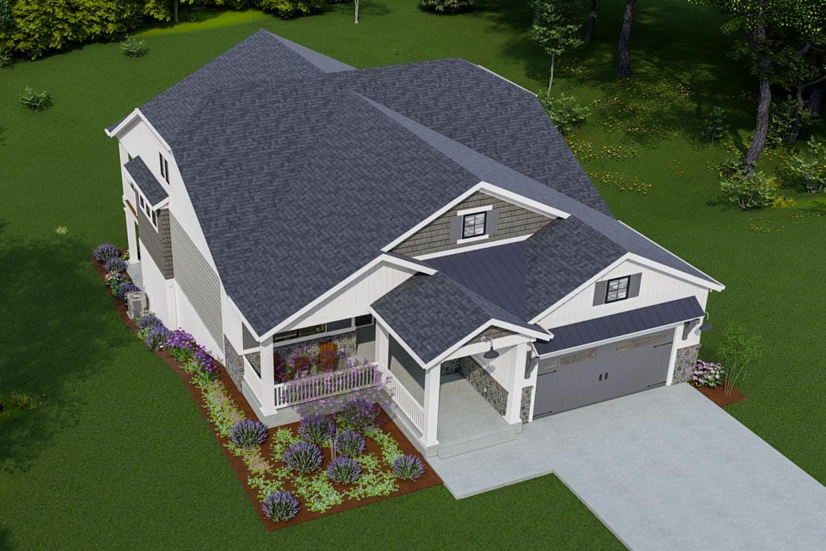 Plan 64441SC: Expandable Bungalow House Plan - 1807 Sq Ft - Image #11 - Bungalow, Craftsman, Northwest