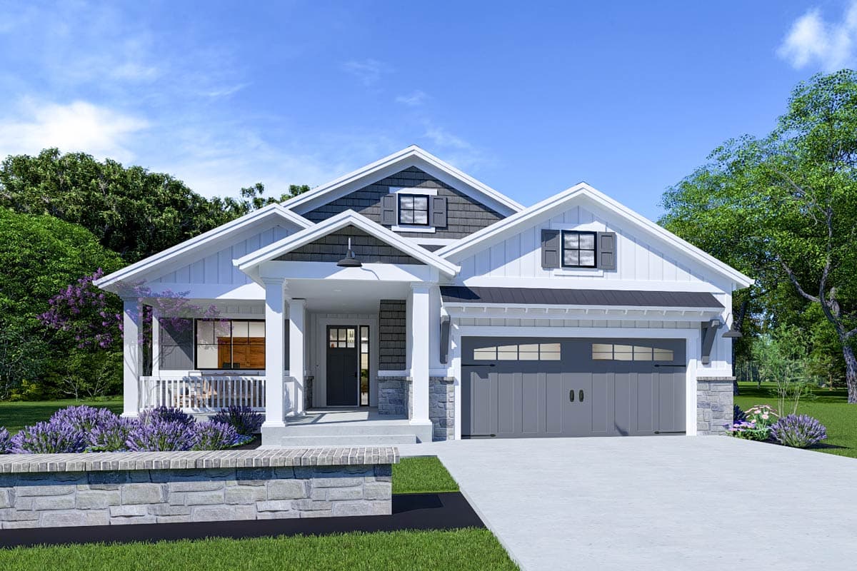 Plan 64441SC: Expandable Bungalow House Plan - 1807 Sq Ft - Image #17 - Bungalow, Craftsman, Northwest