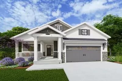 Expandable Bungalow House Plan - 1807 Sq Ft