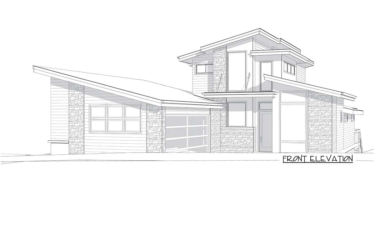 Plan 85191MS: Dramatic Modern House Plan - Image #15 - Contemporary, Mid Century Modern, Modern, Northwest