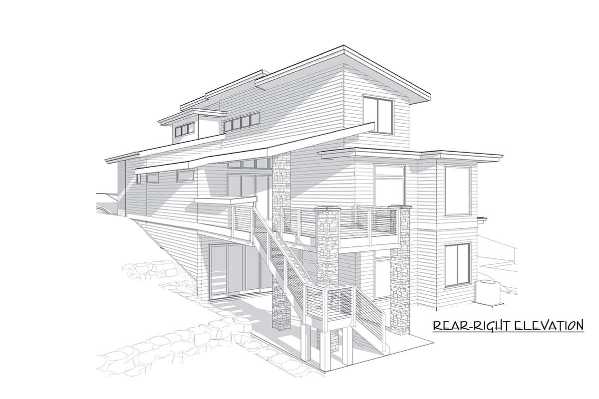 Plan 85191MS: Dramatic Modern House Plan - Image #17 - Contemporary, Mid Century Modern, Modern, Northwest