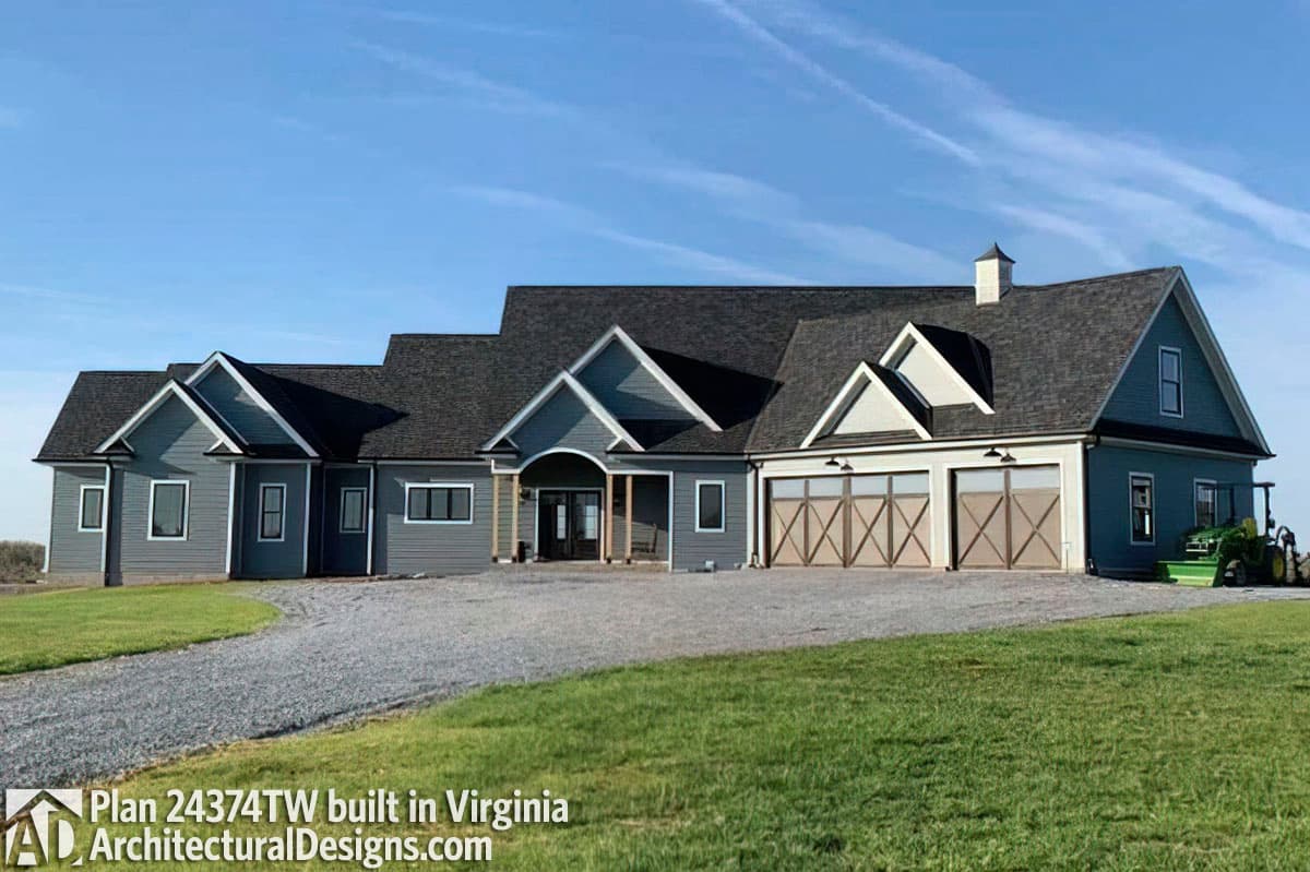 build gallery item - House Plan 24374TW Comes to Life in Virginia