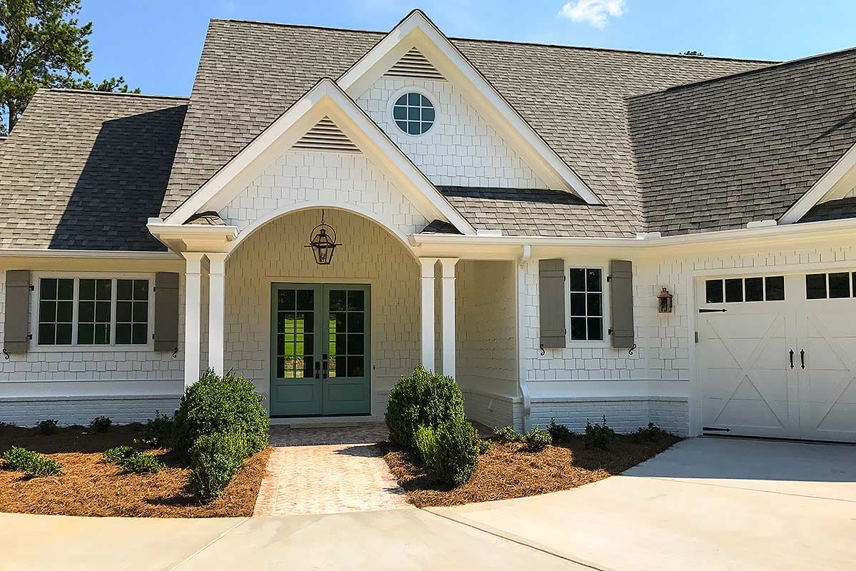 Plan 24374TW: Country Craftsman with Vaulted Interior and French Door Foyer - Image #9 - Country, Craftsman, New American