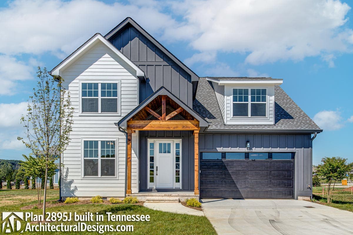 build gallery item - House Plan 2895J Comes to Life in Tennessee
