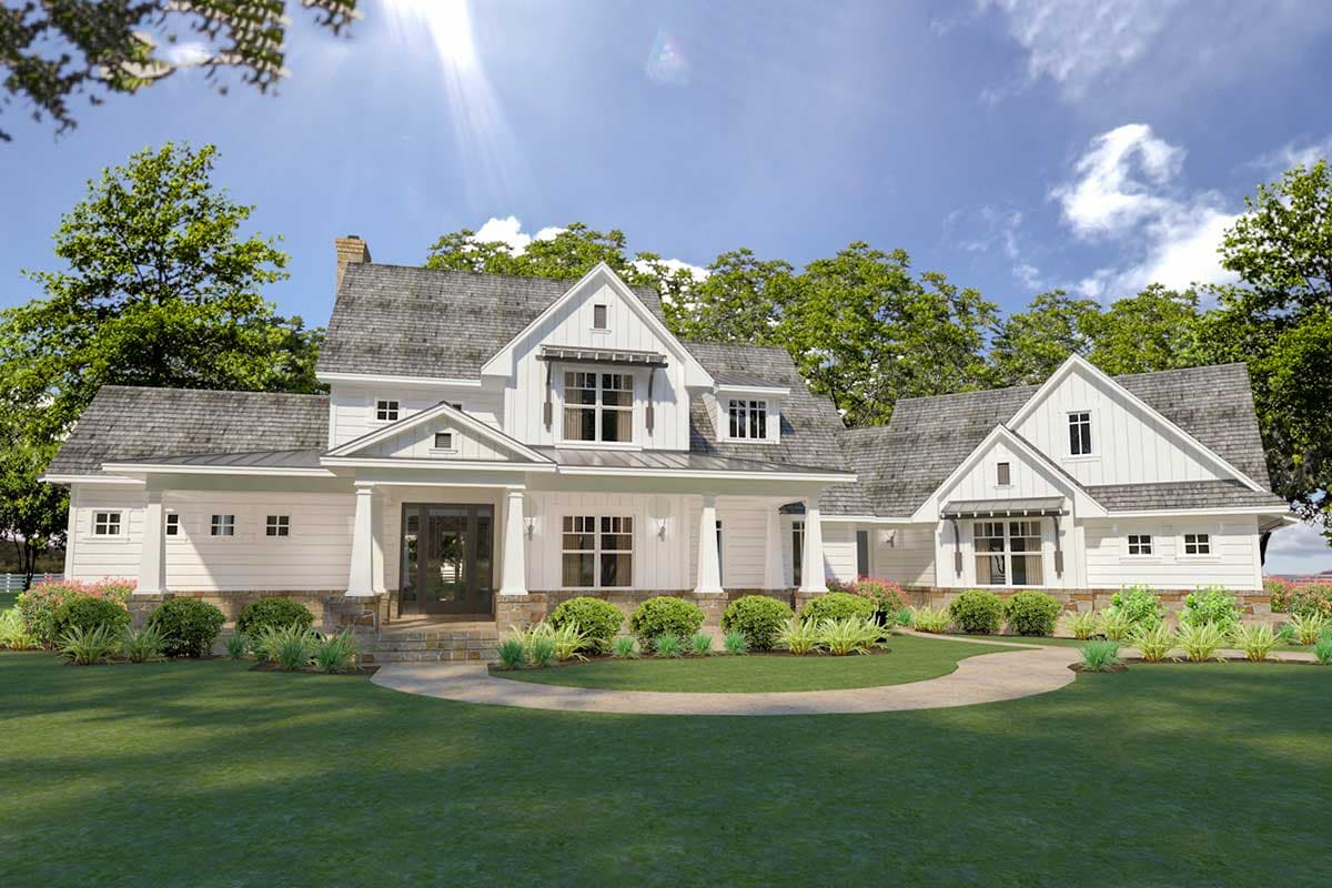Plan 16898WG: Flexible Farmhouse with Loads of Outdoor Living - 2396 Sq Ft - Image #4 - Country, Craftsman, Farmhouse, Modern Farmhouse, New American
