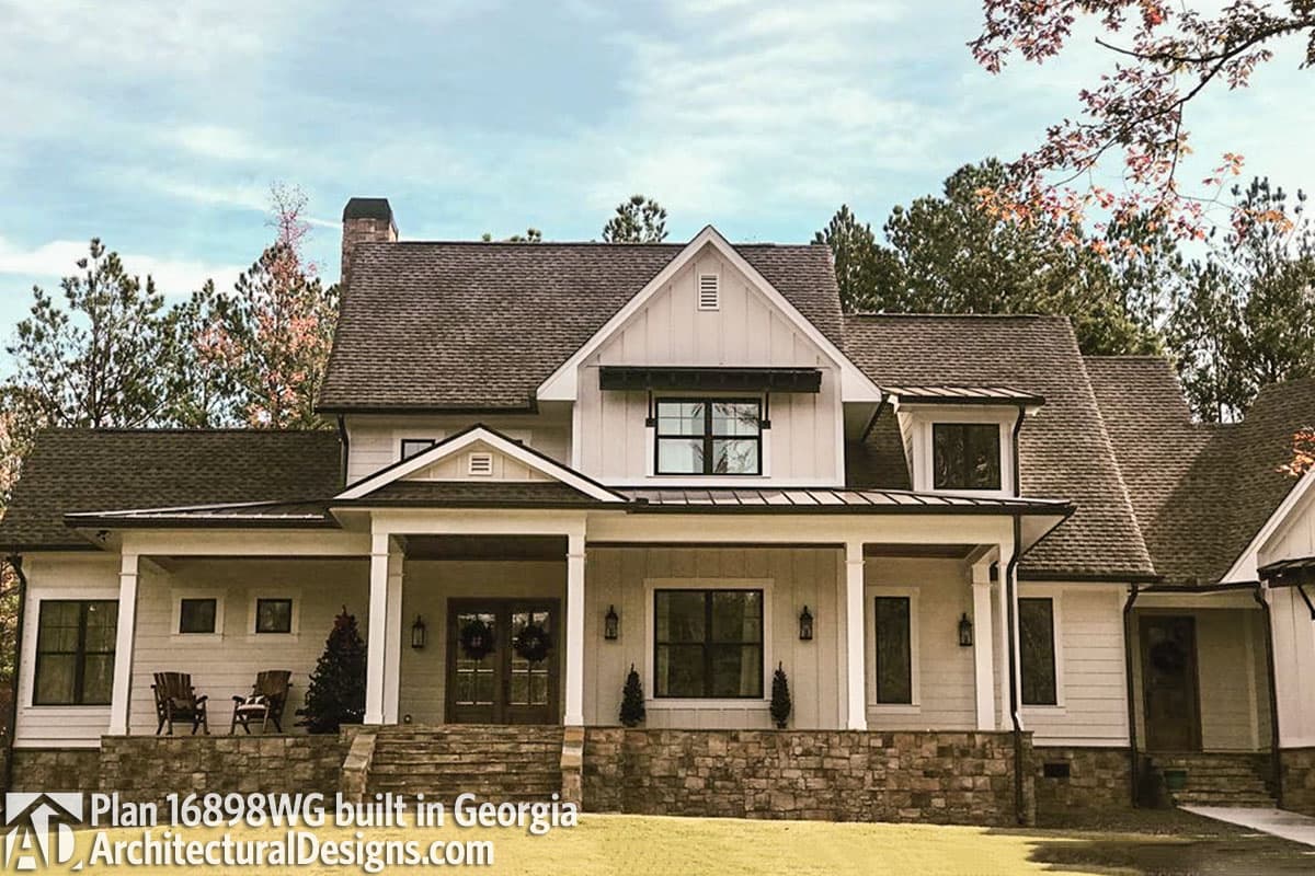 build gallery item - House Plan 16898WG comes to life in Georgia