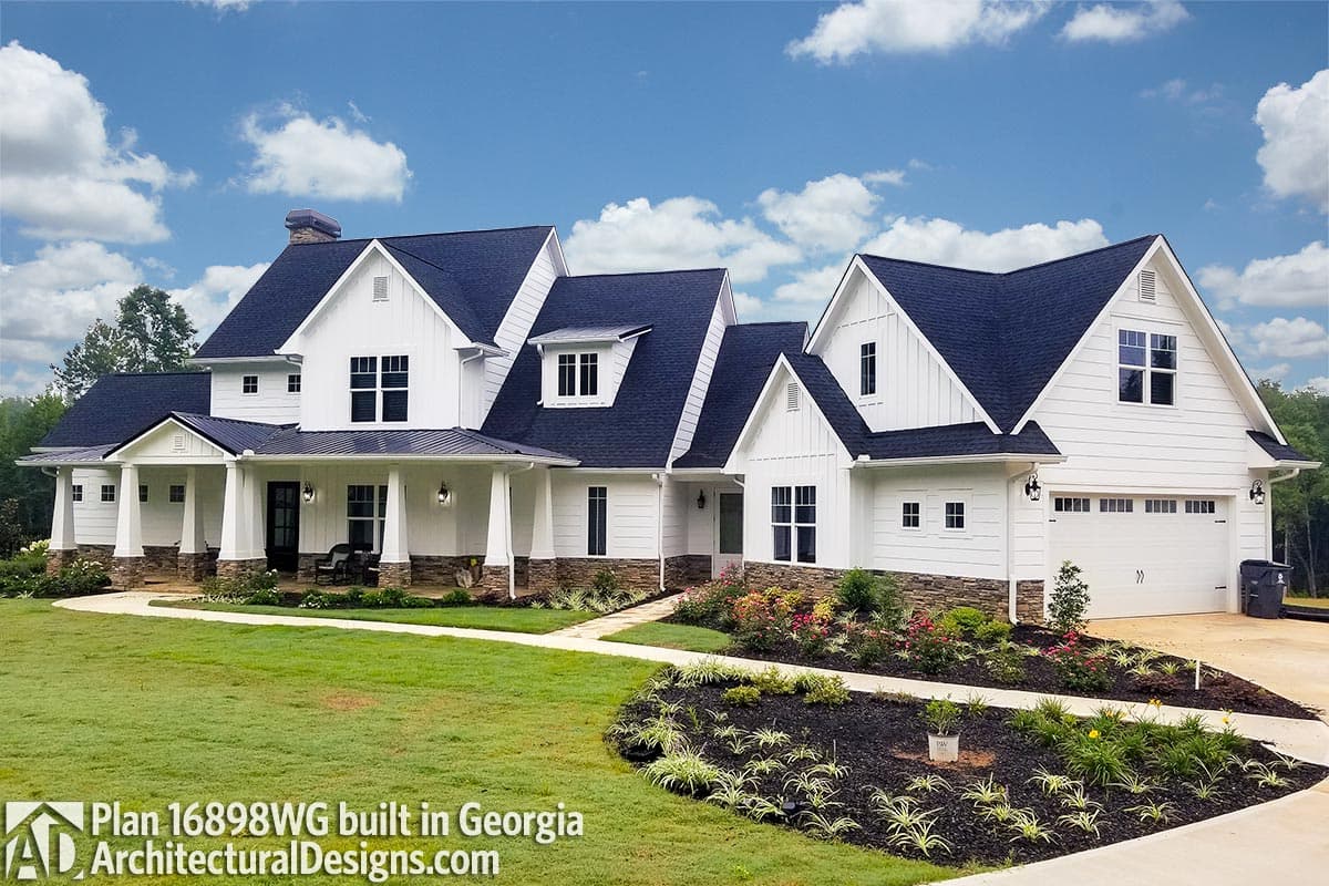 build gallery item - House Plan 16898WG comes to life in Georgia
