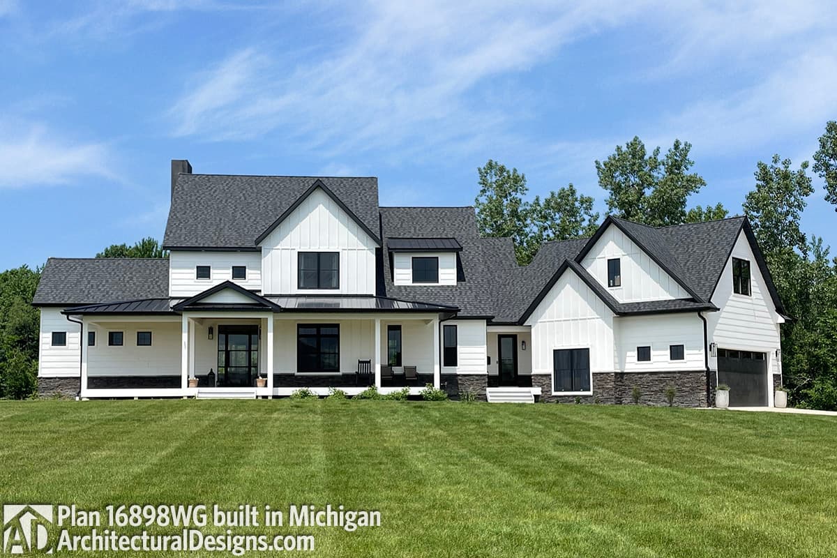 Plan 16898WG: Flexible Farmhouse with Loads of Outdoor Living - 2396 Sq Ft - Image #6 - Country, Craftsman, Farmhouse, Modern Farmhouse, New American