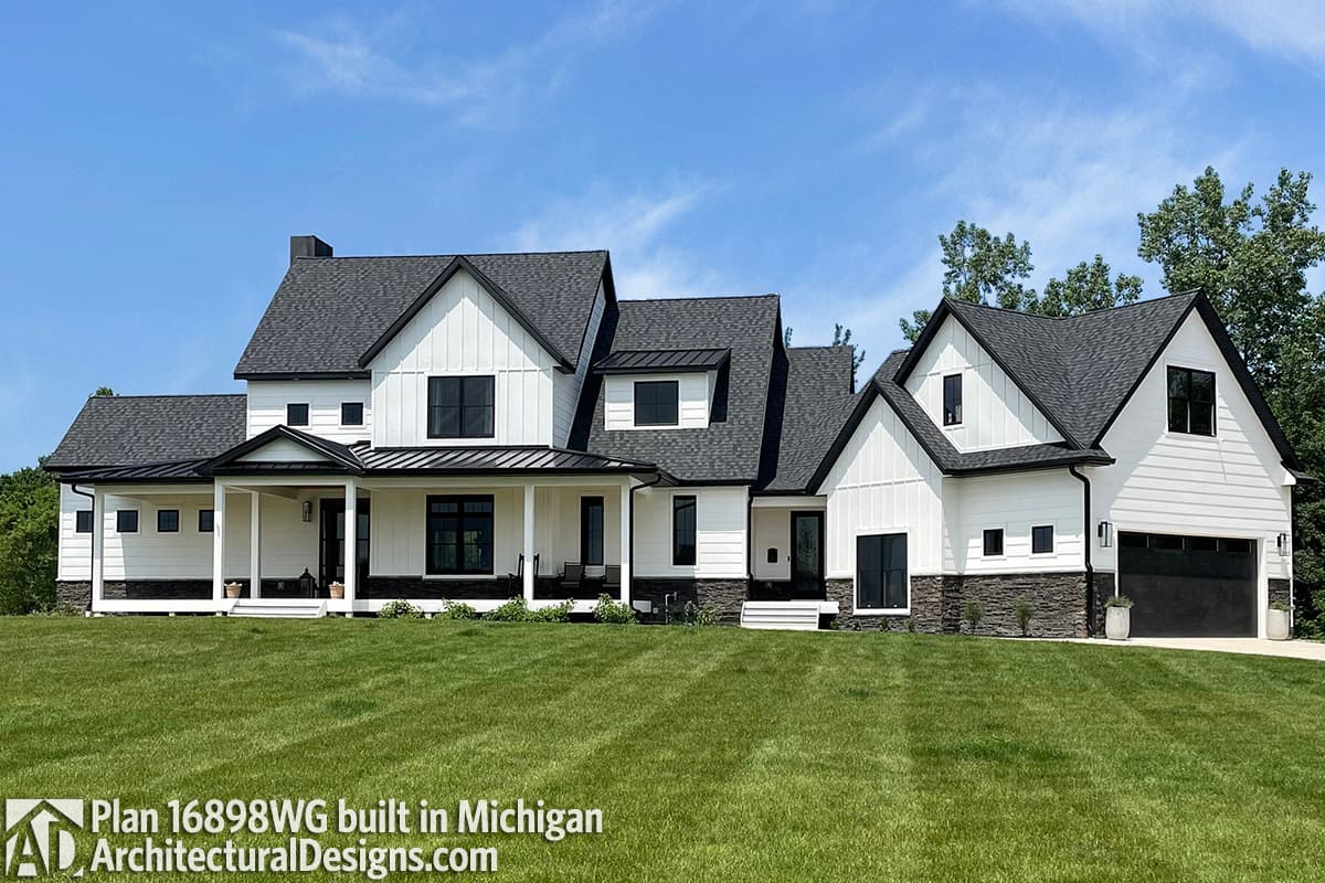 build gallery item - House Plan 16898WG comes to life in Georgia