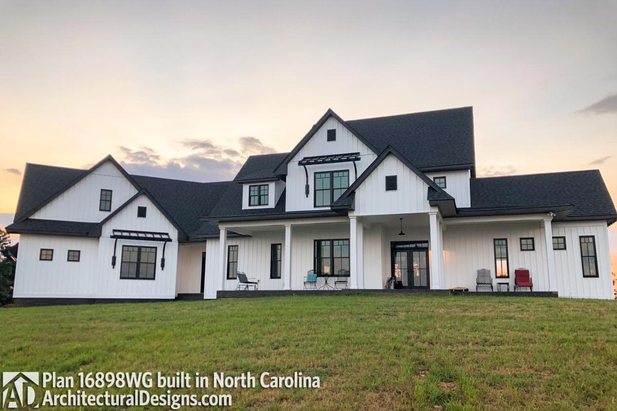 build gallery item - House Plan 16898WG comes to life in North Carolina (again!)