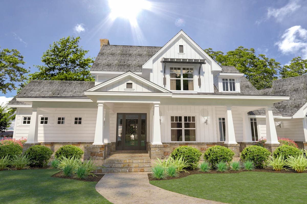 Plan 16898WG: Flexible Farmhouse with Loads of Outdoor Living - 2396 Sq Ft - Image #13 - Country, Craftsman, Farmhouse, Modern Farmhouse, New American