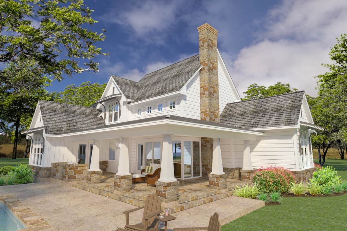 Plan 16898WG: Flexible Farmhouse with Loads of Outdoor Living - 2396 Sq Ft - Image #17 - Country, Craftsman, Farmhouse, Modern Farmhouse, New American