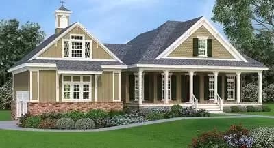 Richly Detailed Southern House Plan