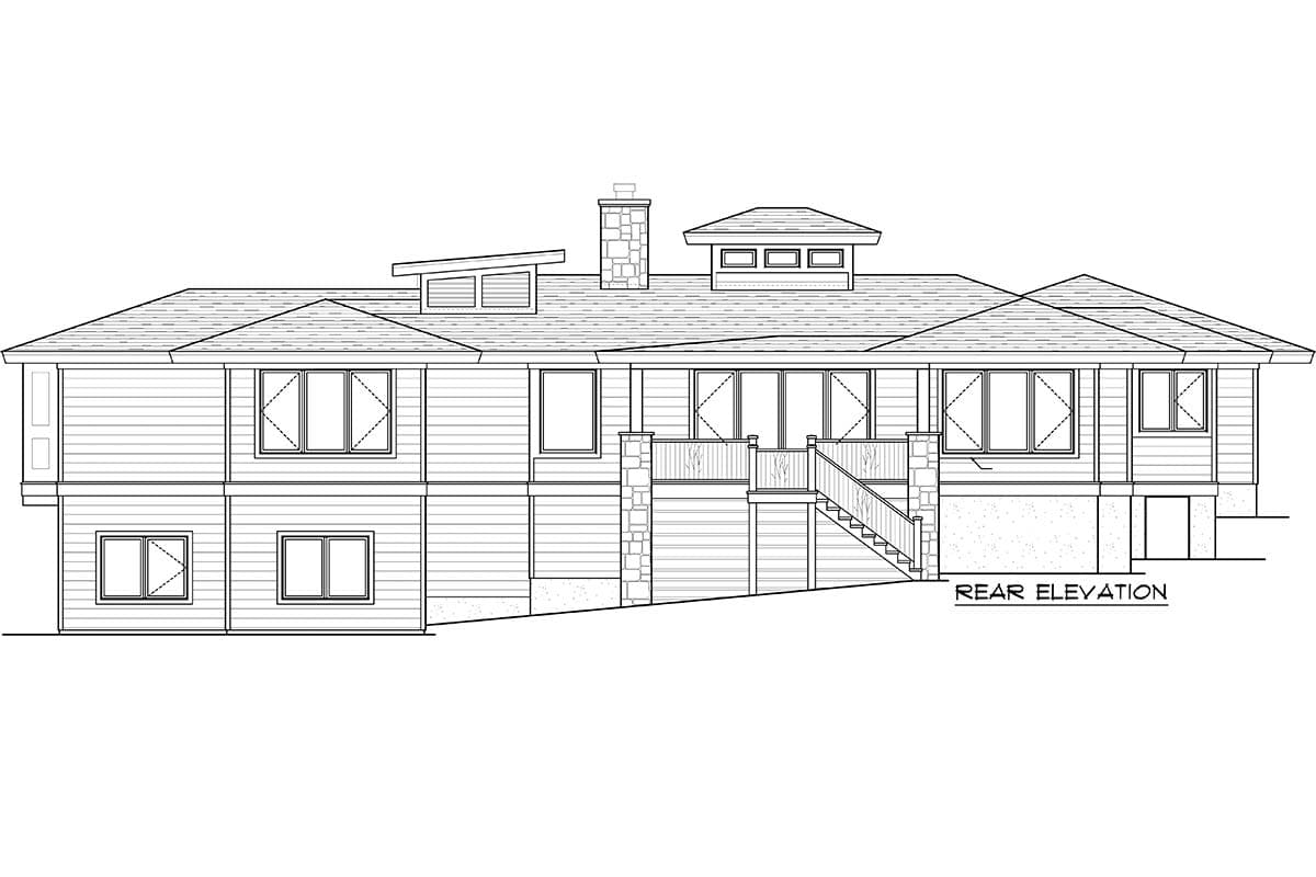 Plan 93094EL: Impressive and Exclusive Prairie House Plan - Image #43 - Contemporary, Northwest, Prairie