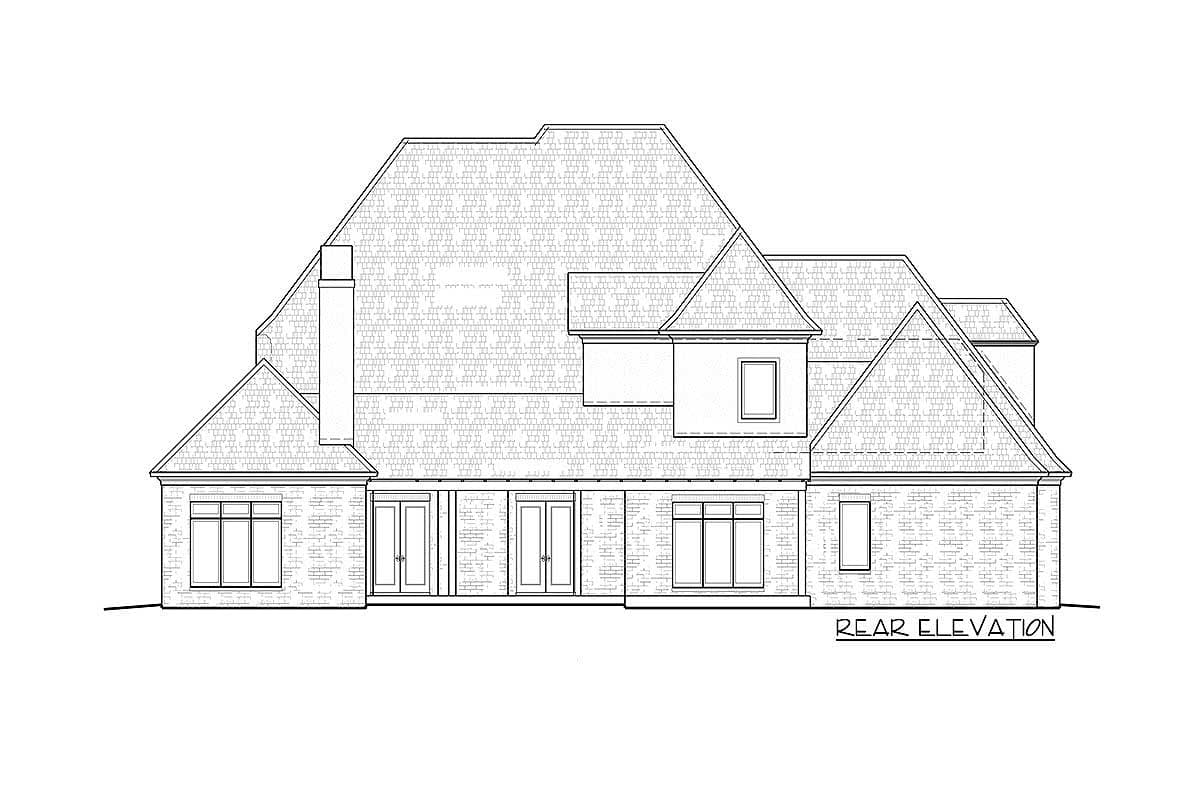 Plan 510001WDY: Five Bedroom Traditional House Plan - Image #4 - Southern, Traditional