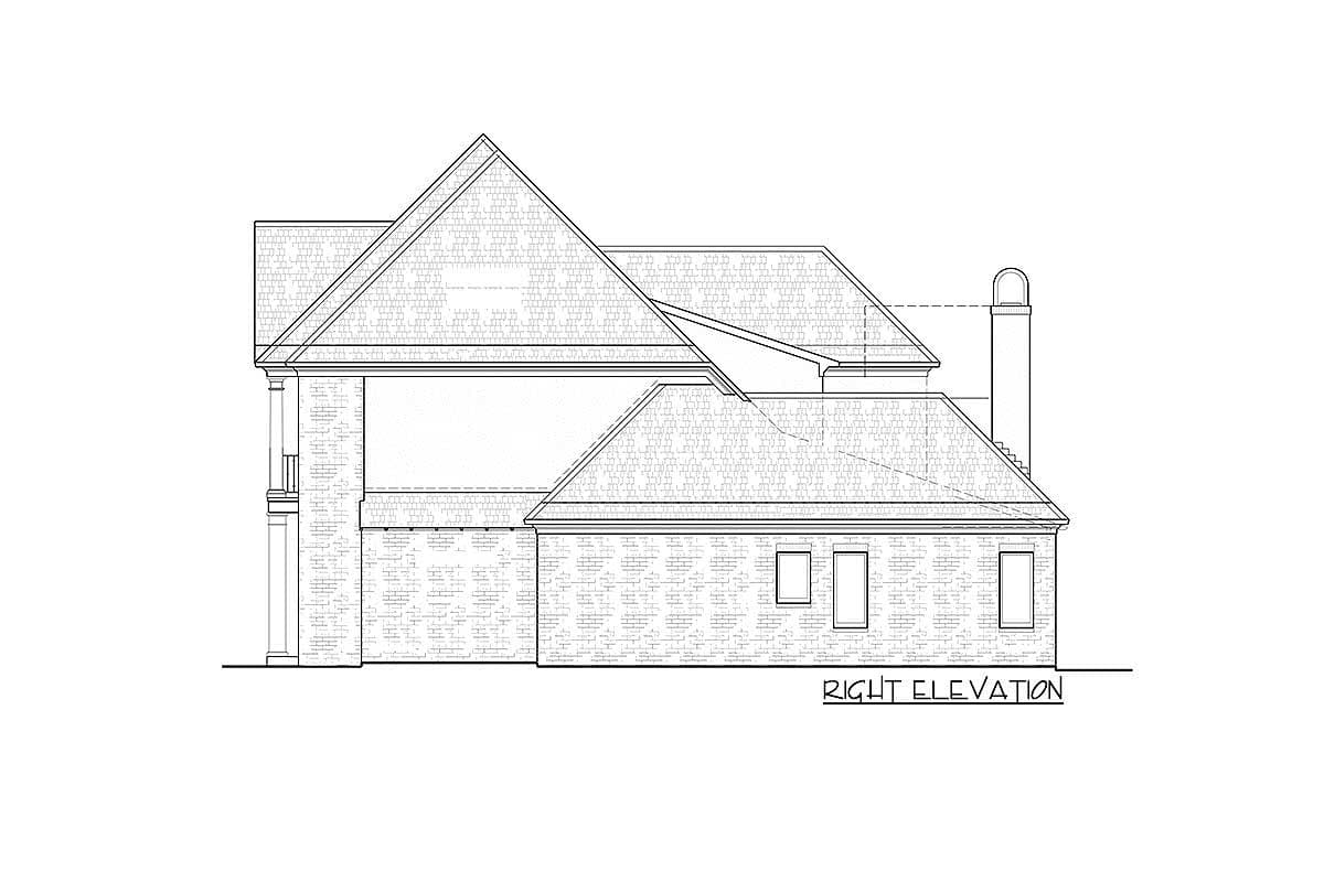 Plan 510001WDY: Five Bedroom Traditional House Plan - Image #5 - Southern, Traditional