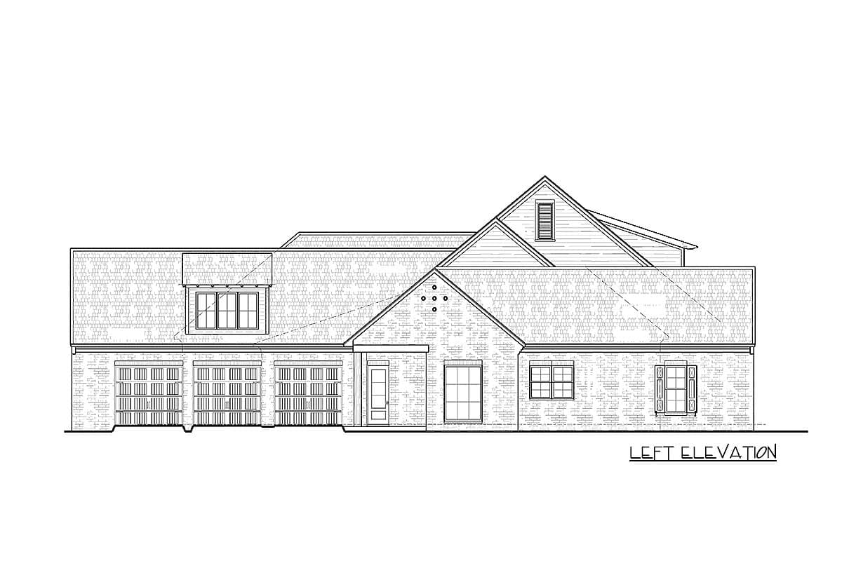 Plan 510002WDY: Welcoming Acadian House Plan with Bonus Over Garage - Image #14 - Acadian, French Country, Louisiana-Style, Southern, Traditional