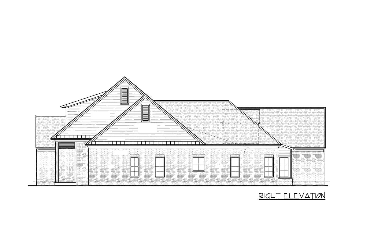 Plan 510002WDY: Welcoming Acadian House Plan with Bonus Over Garage - Image #15 - Acadian, French Country, Louisiana-Style, Southern, Traditional