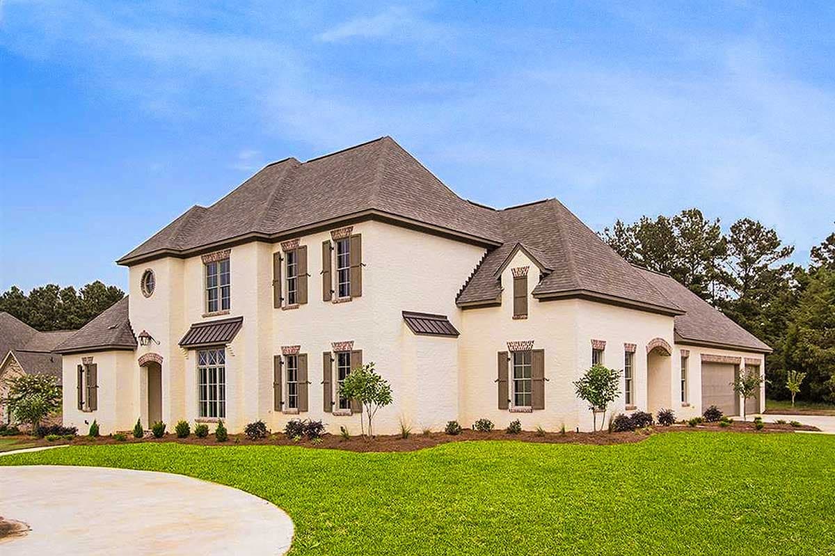 Plan 510004WDY: Southern House Plan with Fireplaced Patio In Back - 3579 Sq Ft - Image #4 - European, French Country, Southern