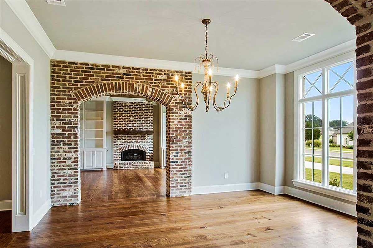 Plan 510004WDY: Southern House Plan with Fireplaced Patio In Back - 3579 Sq Ft - Image #5 - European, French Country, Southern