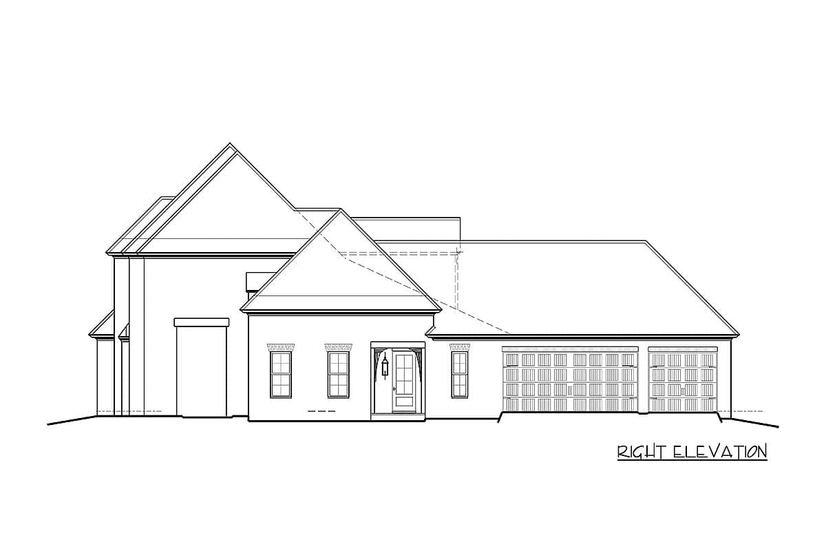 Plan 510004WDY: Southern House Plan with Fireplaced Patio In Back - 3579 Sq Ft - Image #12 - European, French Country, Southern