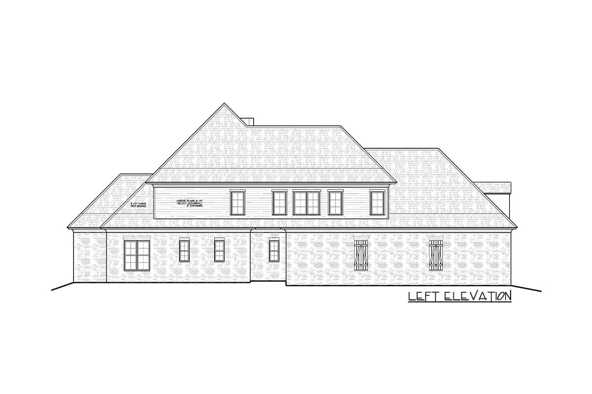 Plan 510007WDY: Southern House Plan with Home Office and Bonus Room - Image #11 - Acadian, French Country, Louisiana-Style, Southern, Traditional