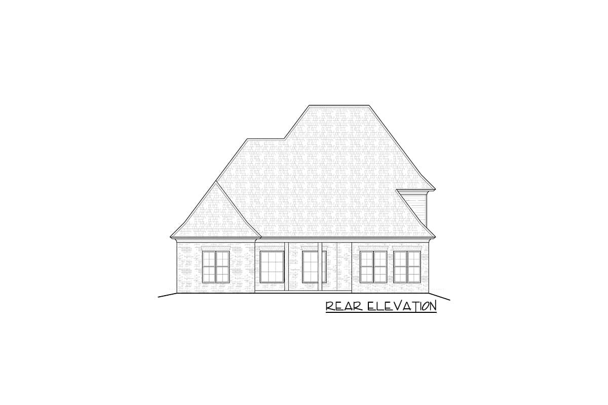 Plan 510007WDY: Southern House Plan with Home Office and Bonus Room - Image #12 - Acadian, French Country, Louisiana-Style, Southern, Traditional