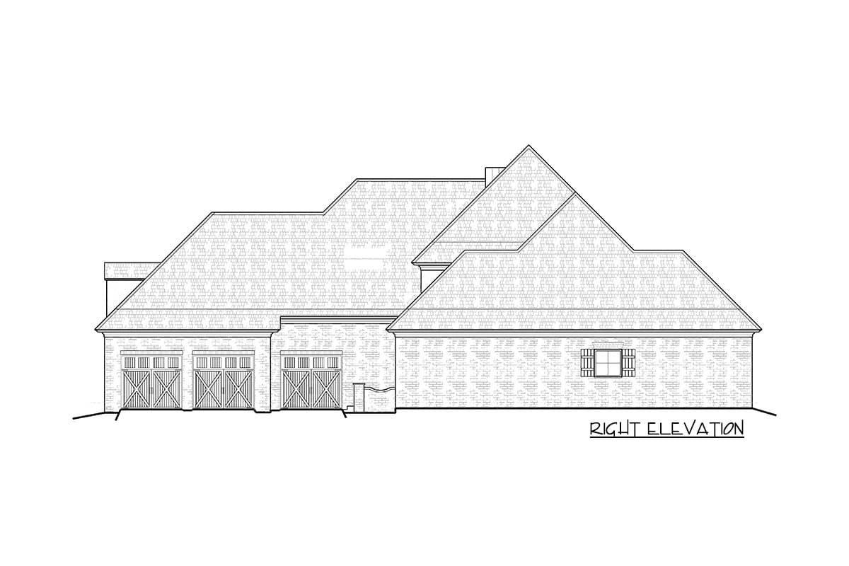 Plan 510007WDY: Southern House Plan with Home Office and Bonus Room - Image #10 - Acadian, French Country, Louisiana-Style, Southern, Traditional