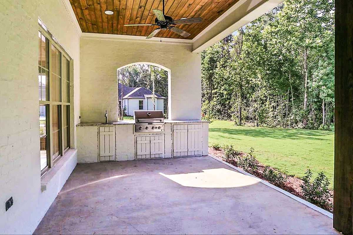 Plan 510008WDY: Gracious European House Plan with Front Courtyard - Image #6 - Acadian, Country, European, French Country, Southern, Traditional