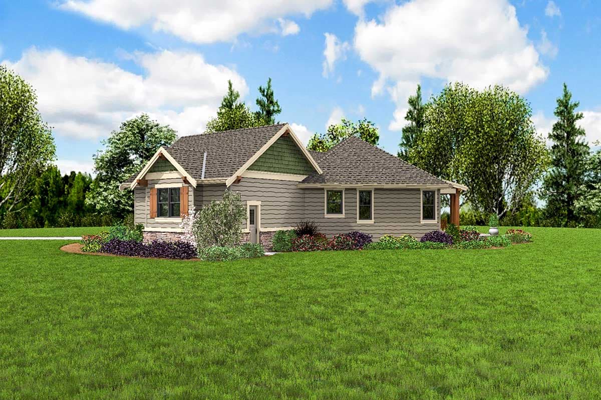 Plan 69651AM: Split Bedroom Craftsman House Plan - Image #10 - Craftsman, Mountain, Northwest