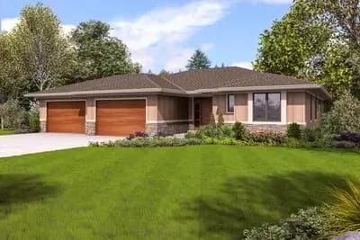 Prairie Style Northwest House Plan