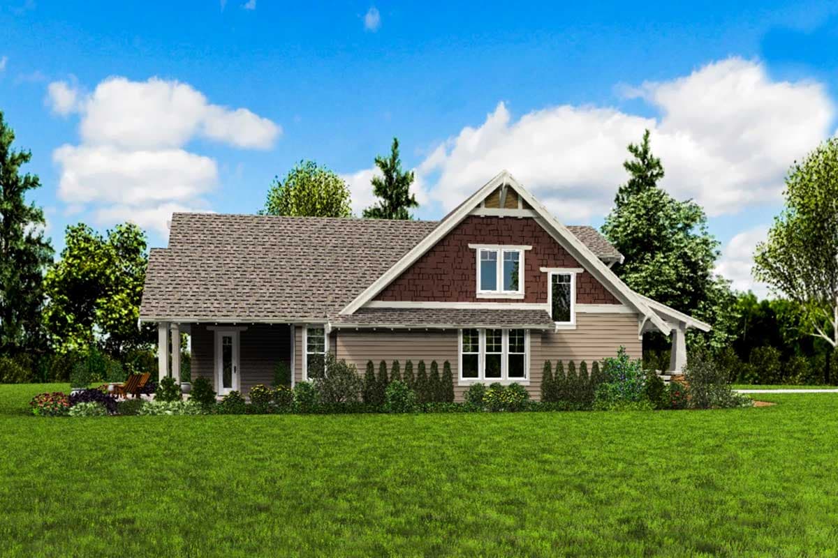 Plan 69655AM: Craftsman Bungalow with Loft - Image #8 - Bungalow, Craftsman, Northwest